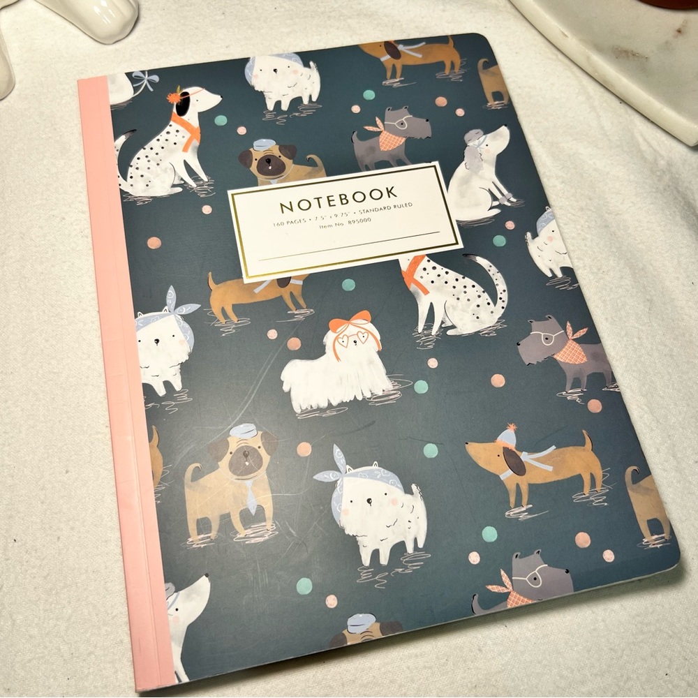 NEW Dog Notebook by Fringe Studio- Party Dogs Notebook
